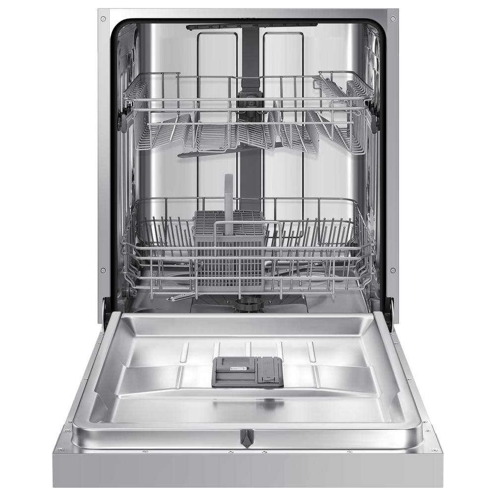  24 in. Front Control Tall Tub Dishwasher in Stainless Steel with Stainless Steel Tub ADA Compliant 52 dBA DW60R2014US