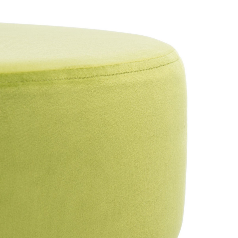 Bree Round Ottoman Pear/Gold   Midcentury   Footstools And Ottomans   by V.S.D Furniture  Houzz