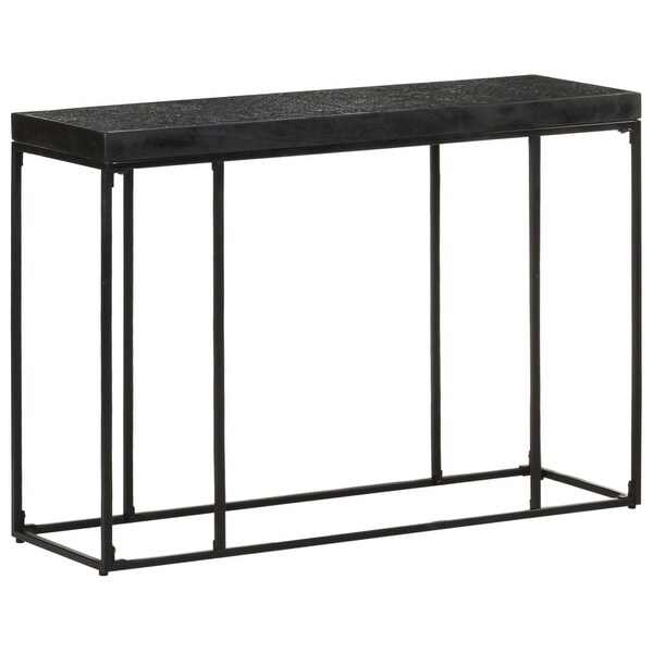 vidaXL Console Table Black 43.3