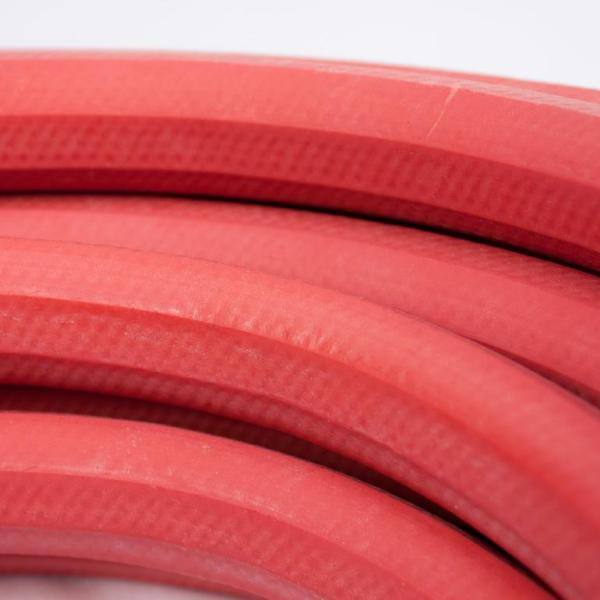 Apex 58 in. Dia x 25 ft. Red Rubber Commercial Hot Water Hose 8695 25