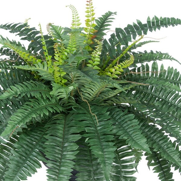 Faux Fern in Garden Urn