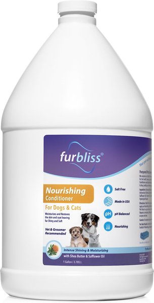 Vetnique Labs Furbliss Nourishing Conditioner Intense Shine and Moisturizing with Shea Butter and Safflower Oil Dog and Cat Conditioner