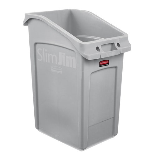 Rubbermaid 2026721 Slim Jim 23-Gallon Undercounter Trash Can， Gray