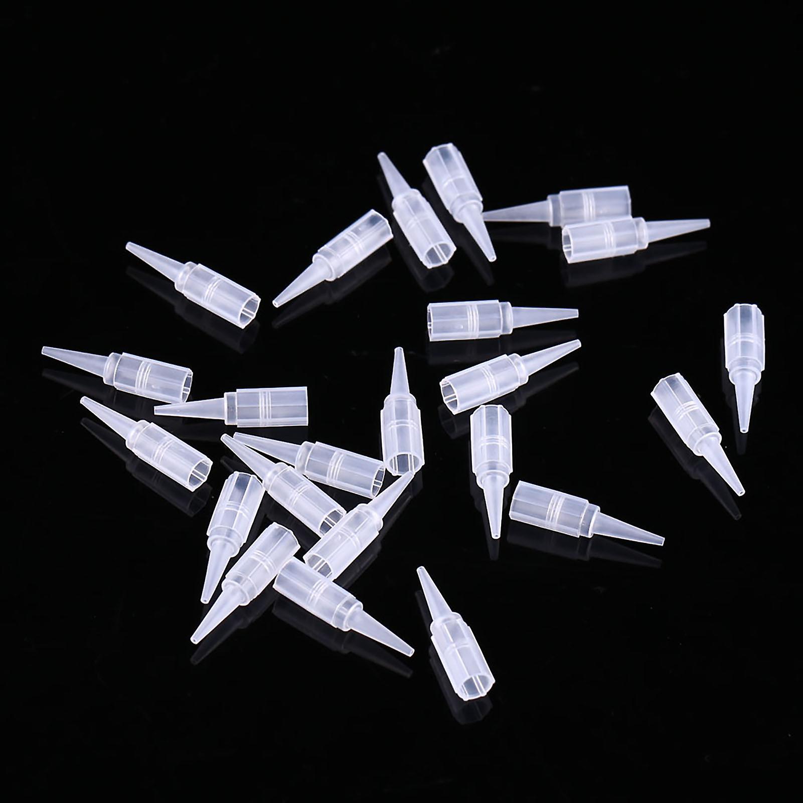 100pcs/set Disposable Tattoo Needle Tube Nozzle Tips Cap Round Microblading Machine Supply 1r