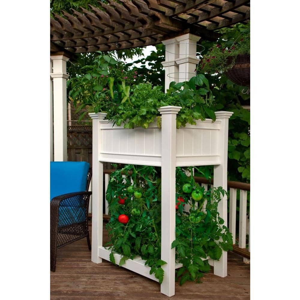 VITA 36 in. x 24 in. Urbanscape Raised Garden Bed Tomato Planter VA68217