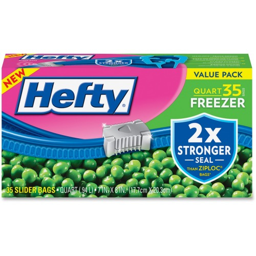 Hefty Quart Freezer Slider Bags  RFPR82235