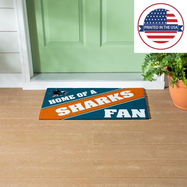 Evergreen San Jose Sharks Pvc Mat Color