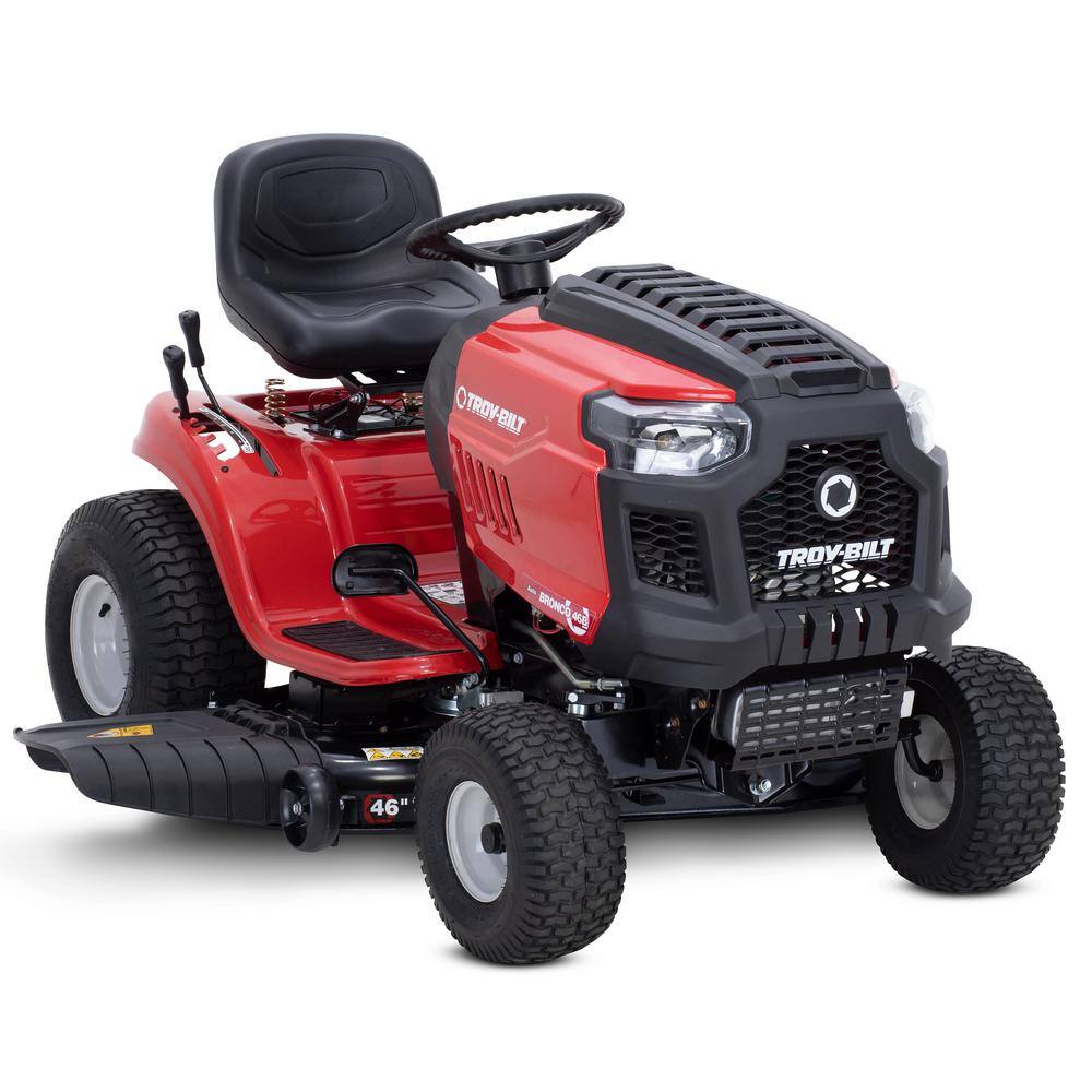 Troy-Bilt Bronco 46 in. 17.5 HP Briggs and Stratton Engine Automatic Drive Gas Riding Lawn Tractor Bronco 46B