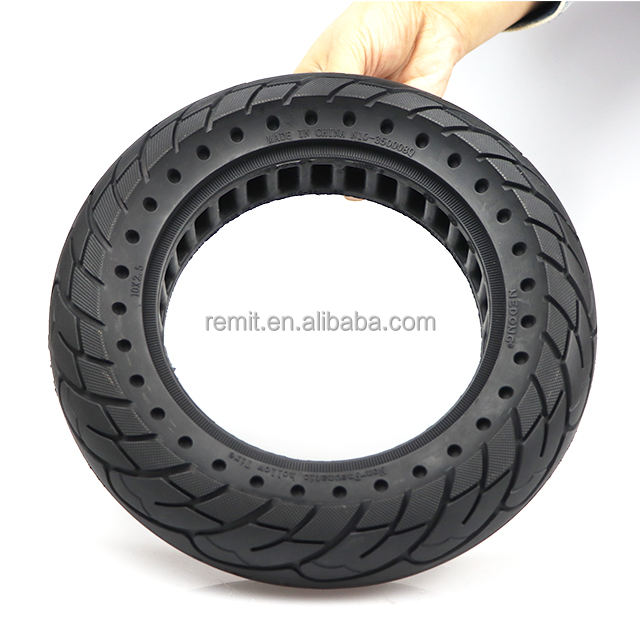 Electric scooter accessories and replacement parts non slip solid tires 10*2.5 solid rubber tires For Ninebot MAX G30