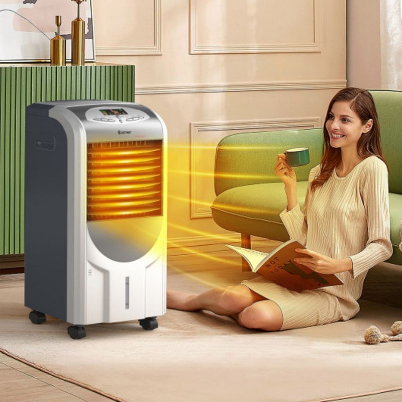 Portable Air Cooler Fan with Heater and Humidifier Function