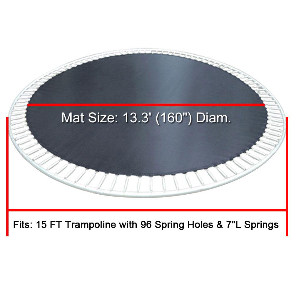 Yescom Trampoline Mat with Rings for 14 15 Foot Round Frame