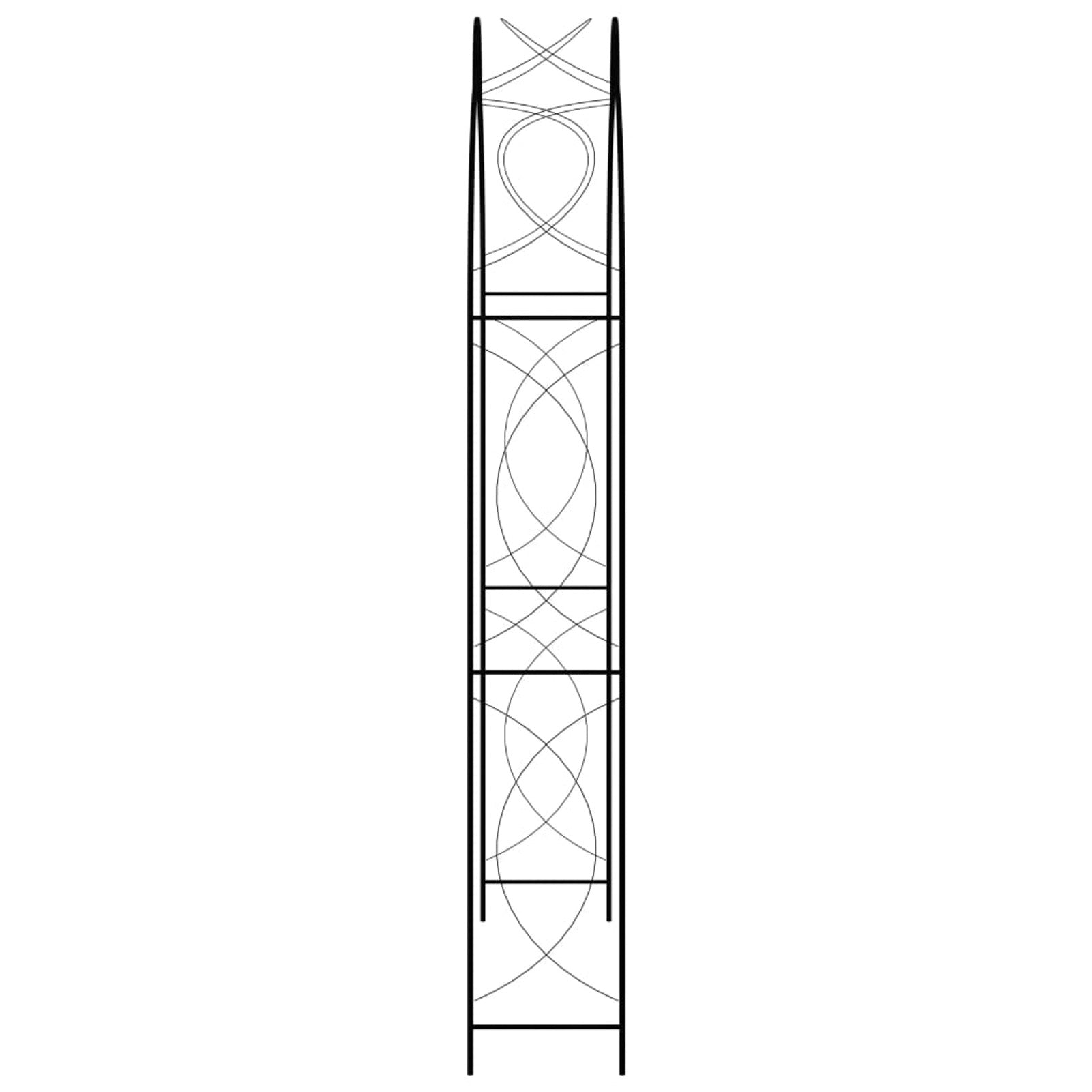 Walmeck Garden Arch Black 59.1