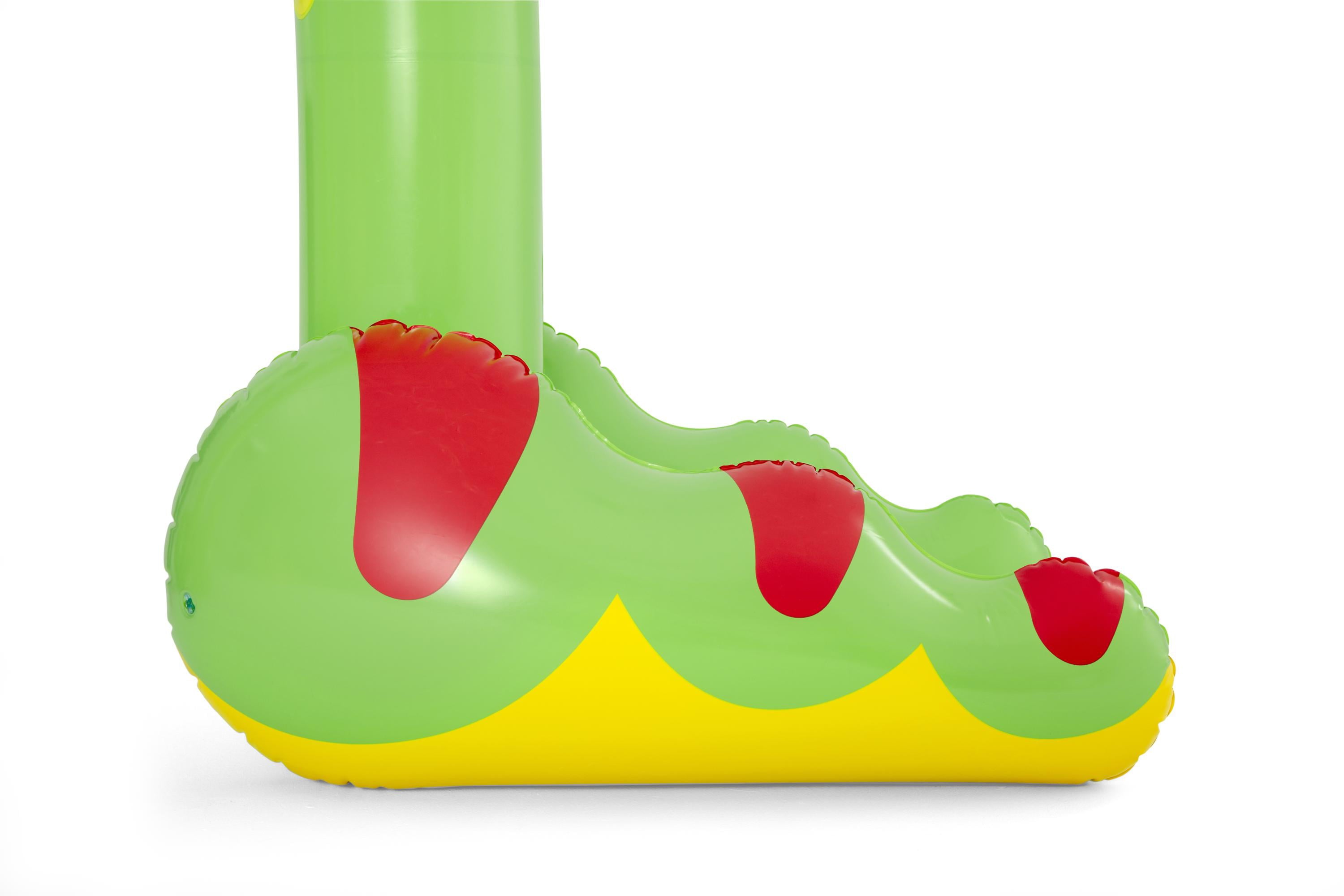 H2OGO! Jumbo Green Caterpillar Inflatable Kids Sprinkler Arch Over 6' Tall