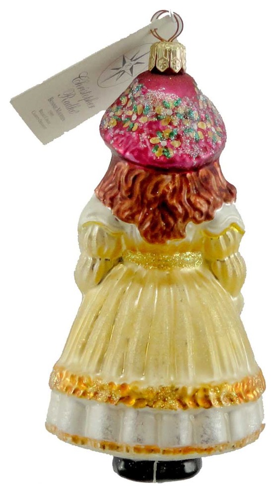 Christopher Radko BONNIE MAUREEN Blown Glass Ornament Breast Cancer Charity   Contemporary   Christmas Ornaments   by Story Book Kids Inc  Houzz