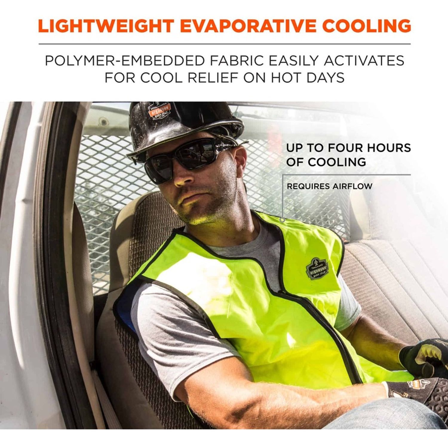 Chill-Its Evaporative Cooling Vest by Tenacious Holdings， Inc EGO12535