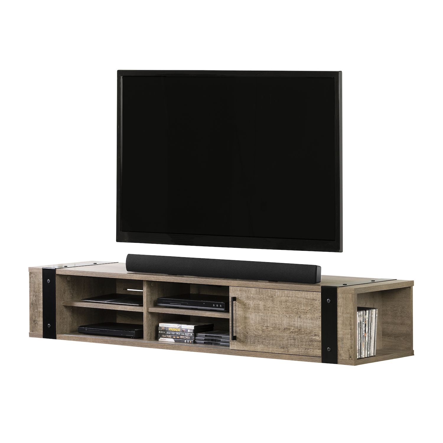 South Shore Munich Wall-Mounted Media Console