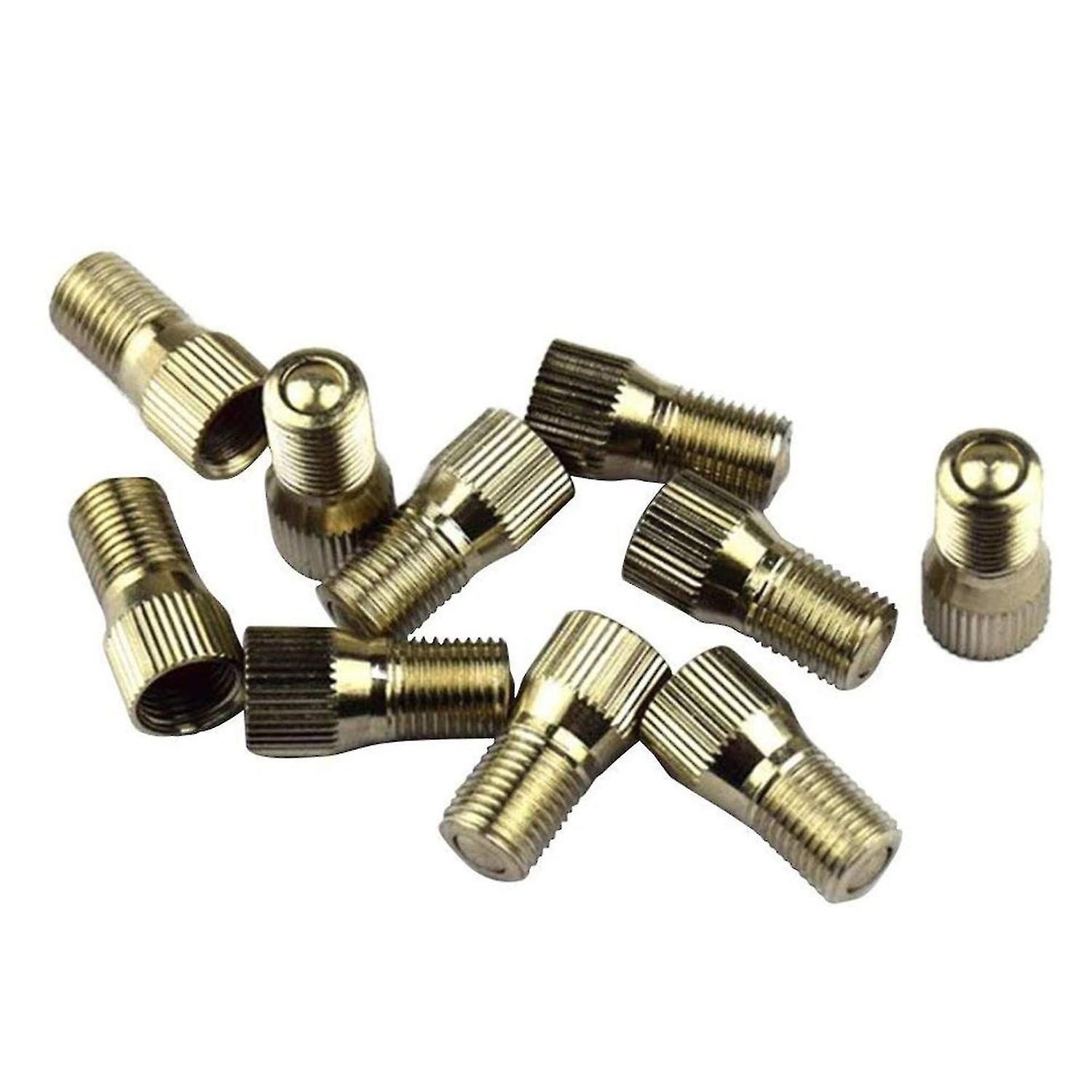 8 Pcs Metal Automotive Wheel Valve Caps Stem Extensions Extender Tyre Valve Extension Adapter Tire E