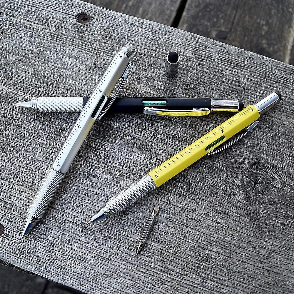 6-in-1 Multifunctional Pen for Home Fixer - Yellow