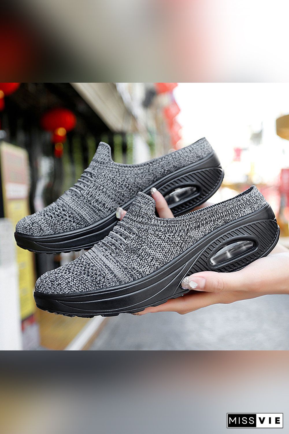 Seamless Air Cushion Sneaker Shoes