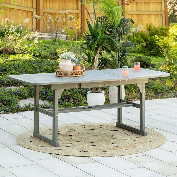 Middlebrook Surfside Acacia Wood Outdoor Extension Dining Table