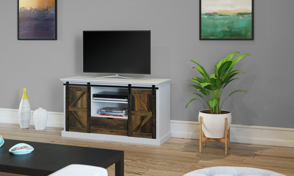 Lucca Media Console   Transitional   Console Tables   by Fire Sense  Houzz