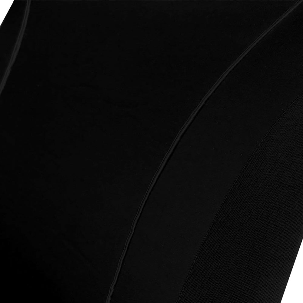 New Yupbizauto Black Color Flat Cloth Car Truck Seat Covers Full Set Support Rear Split Seats Universal Size