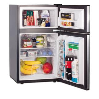 RCA 3.2 cu. ft. Mini Fridge in Stainless RFR834