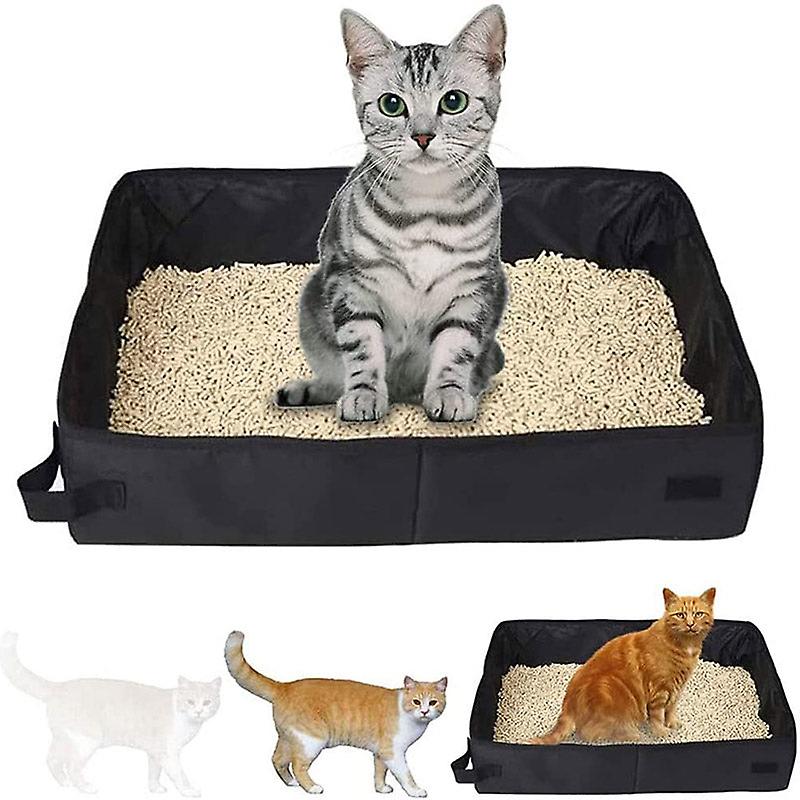 Waterproof outdoor foldable cat litter box