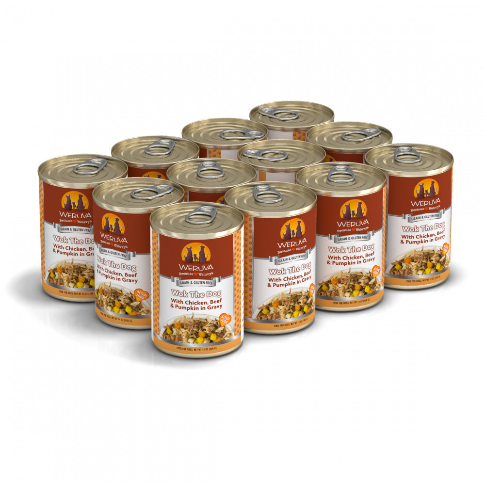 Weruva Wok The Dog with Chicken， Beef and Pumpkin in Gravy Canned Dog Fo andndash; Pet Empire and Supplies