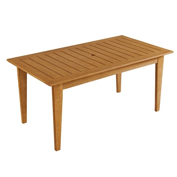 Barton Eucalyptus Wood Outdoor Dining Table