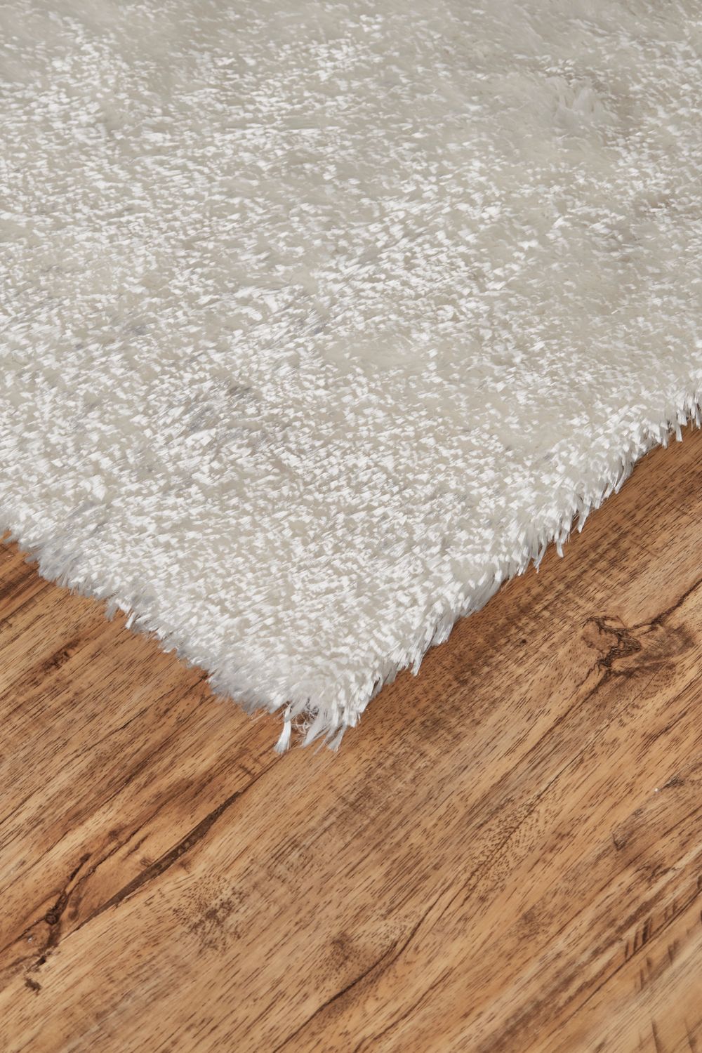 Kelim Hand Tufted Pearl White Rug by BD Fine