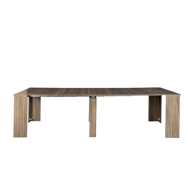 2 in 1 Multifunctional Extendable Console Table for Small Space