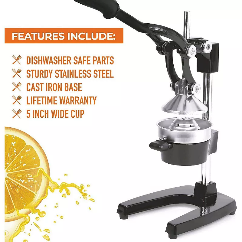 Professional Citrus Juicer + 2 in 1 Lemon Squeezer