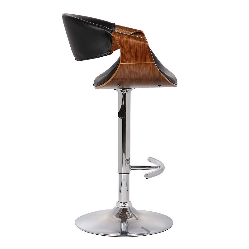 Armen Living Butterfly Adjustable Swivel Stool