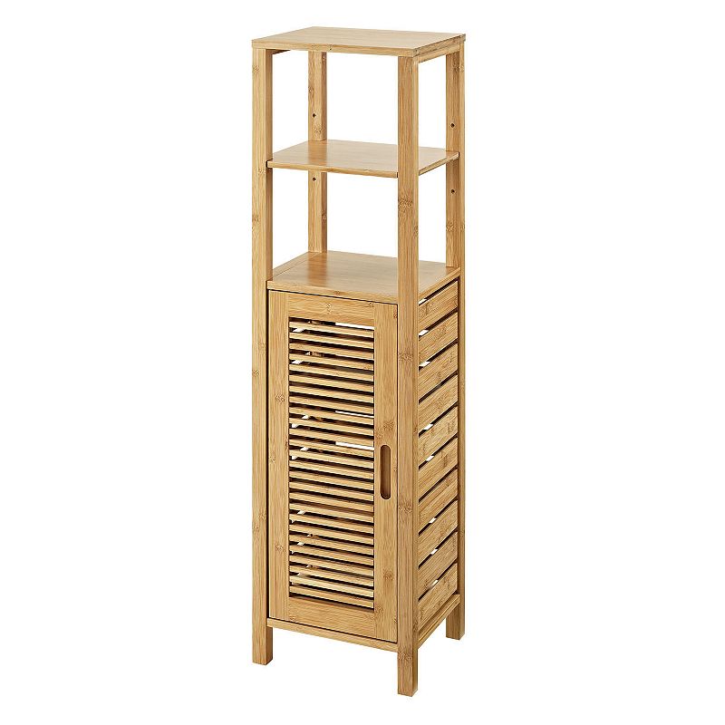 Linon Bracken Bamboo Storage Cabinet