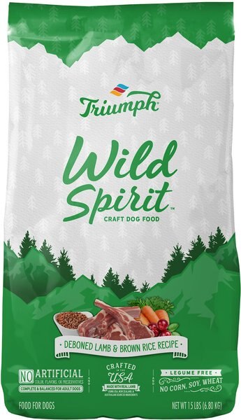 Triumph Wild Spirit Deboned Lamb and Brown Rice Recipe Dry Dog Food