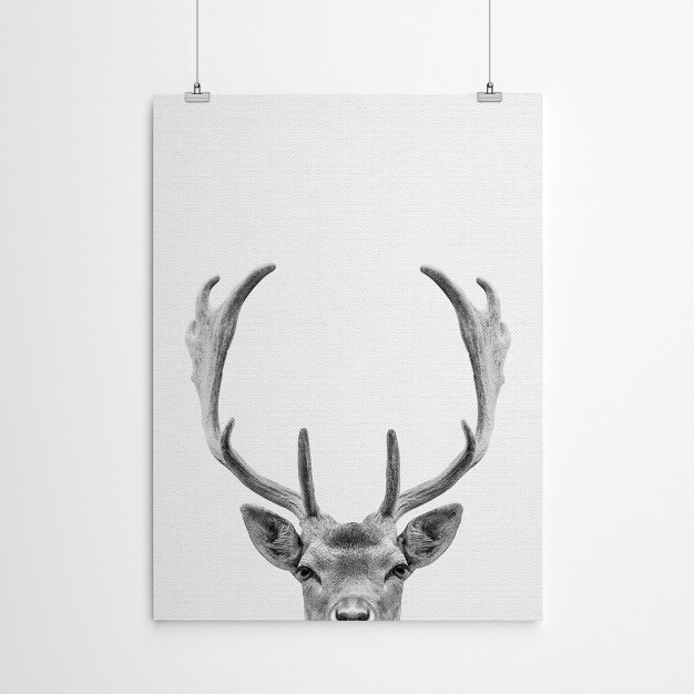 Americanflat Animal Minimalist Deer By Nuada Poster Art Print