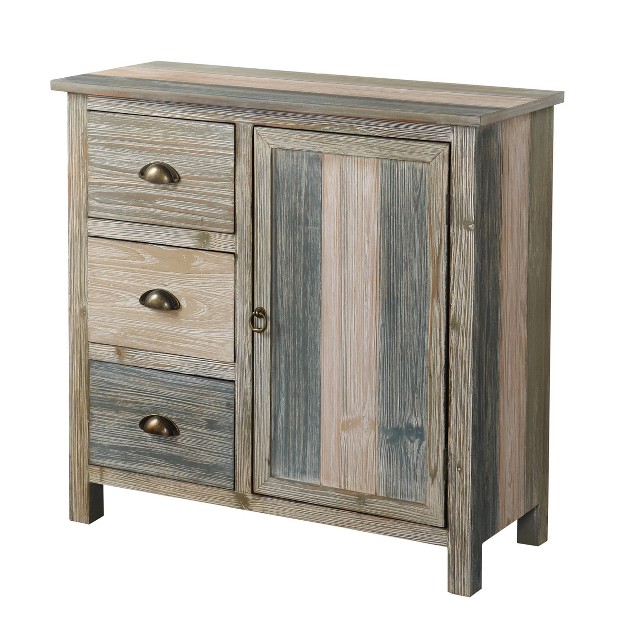 3 Drawer single Door Sanibel Cabinet Stylecraft