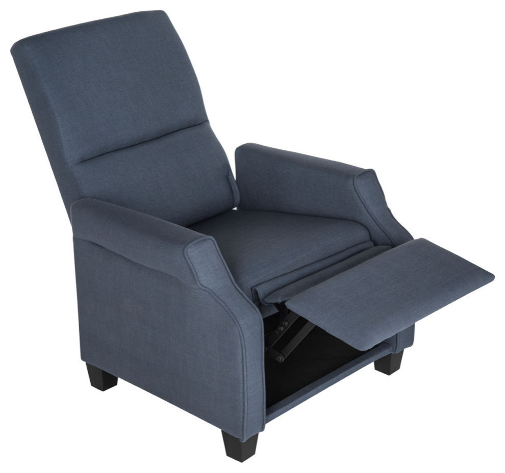 Lee Recliner Chair  Navy   Transitional   Recliner Chairs   by Rustic Home Furniture Deco  Houzz