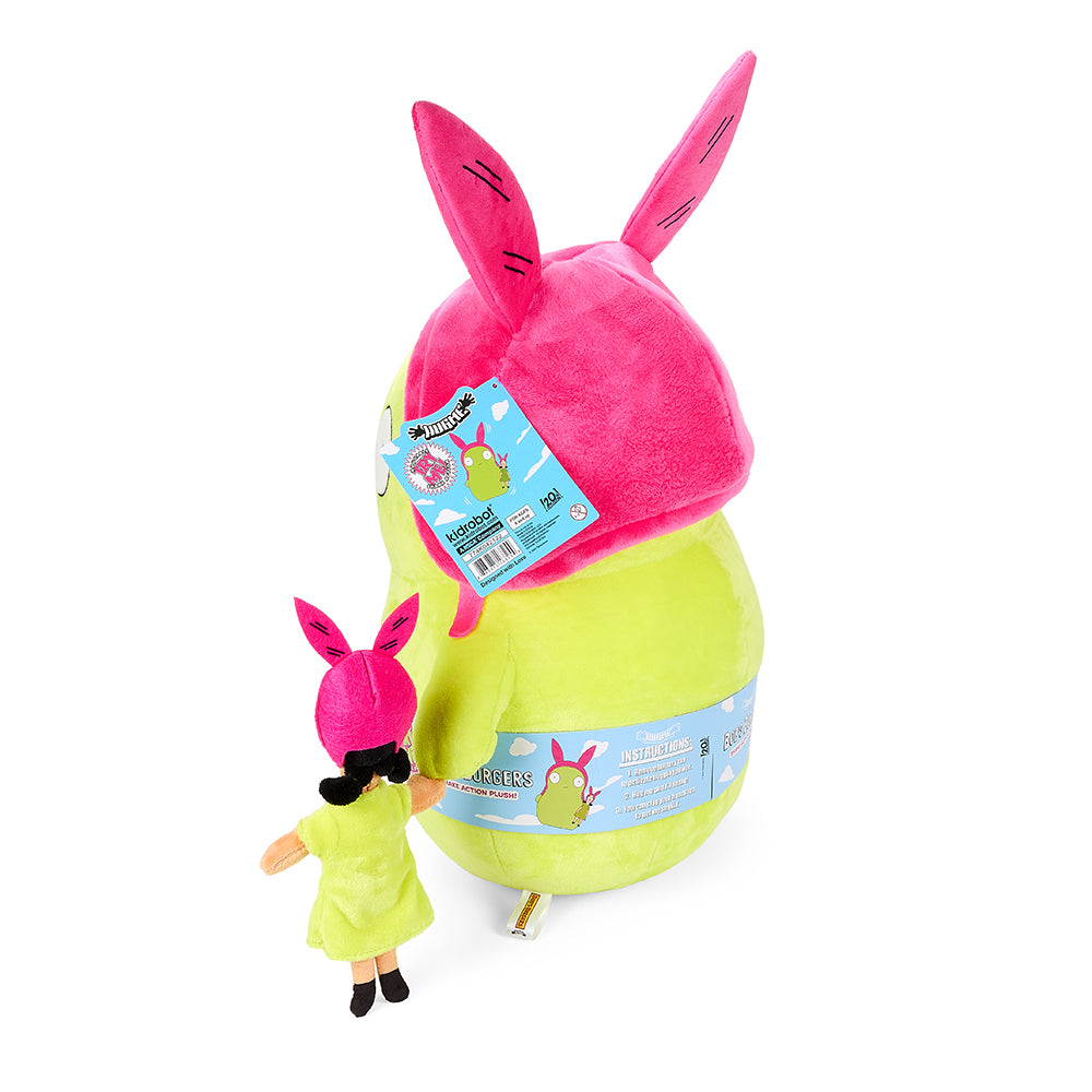 Bob's Burgers Kuchi Kopi & Louise 16” HugMe Shake Action Plush