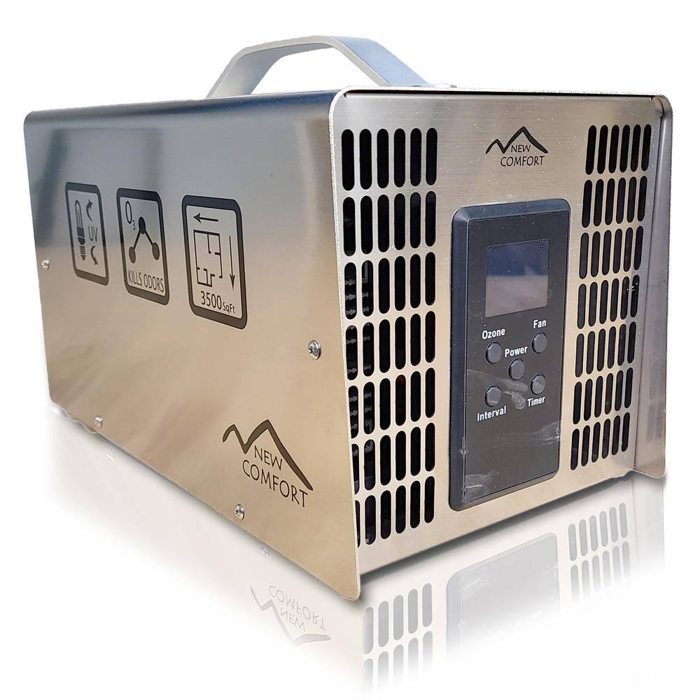 New Comfort SS12000 Commercial Ozone Generator and Air Purifier Stainless Steel 9000 to 12000 mghr ss12000