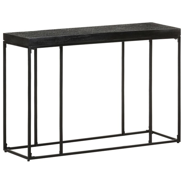 vidaXL Console Table Black 43.3