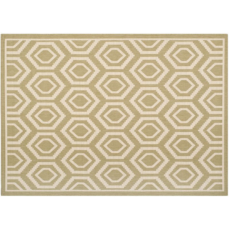 Safavieh Courtyard Tribal Geometric Indoor Outdoor Rug