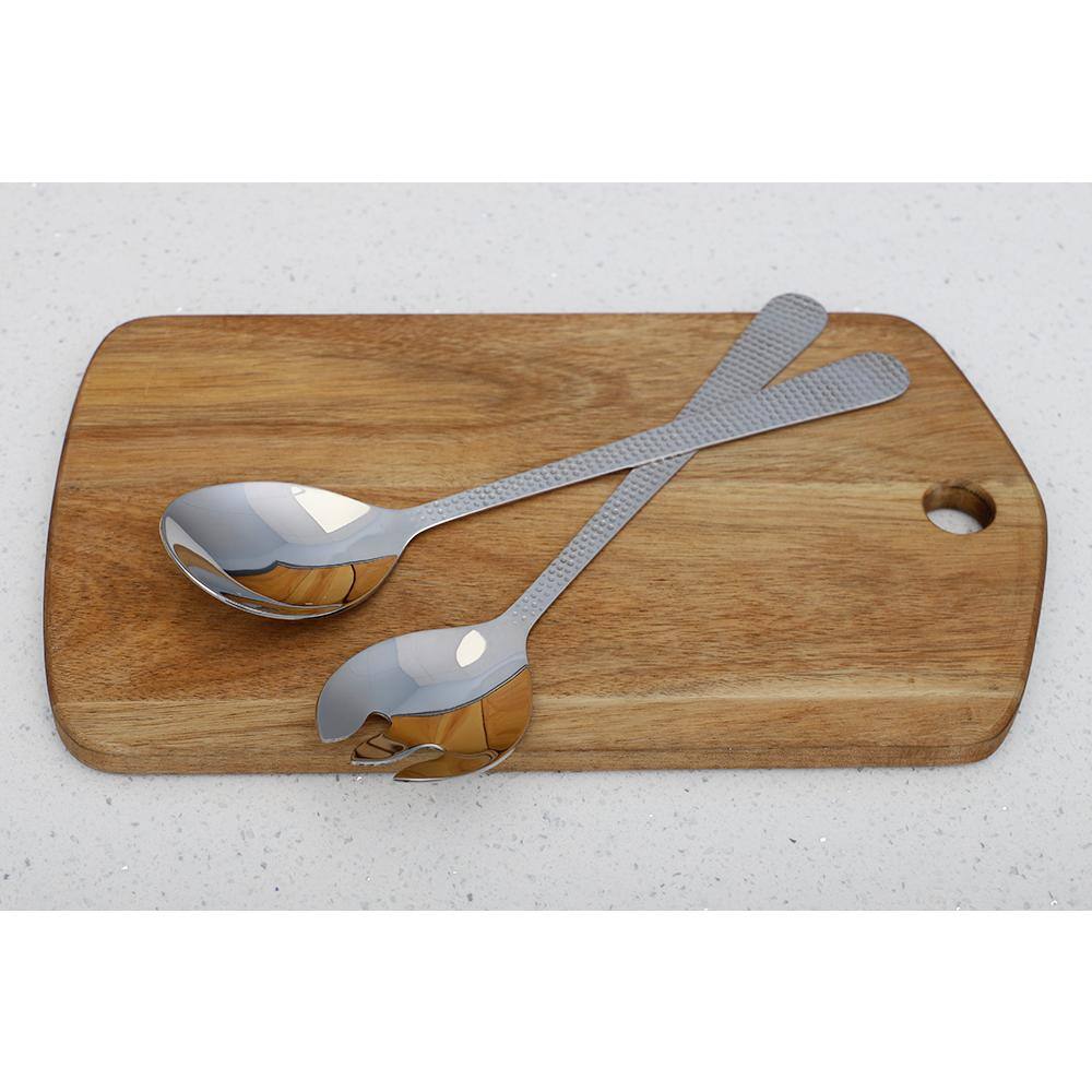 Home Basics 2-Piece Stainless Steel Serving Set HDC77545