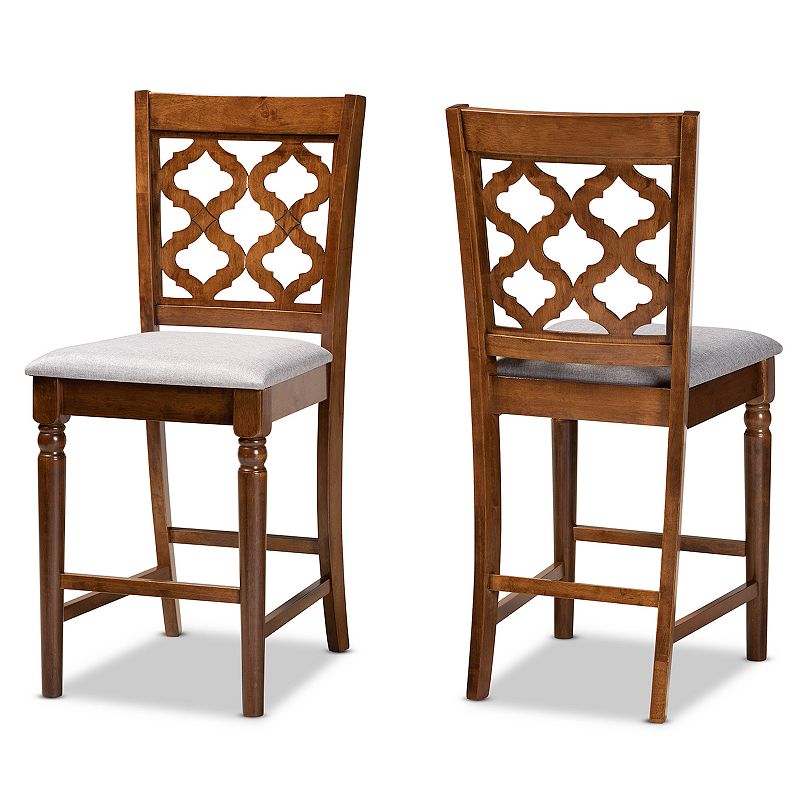 Baxton Studio Ramiro Counter Stool 2-piece Set