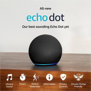 Amazon Echo Dot (5th Gen 2022 Release) Smart Speaker with Alexa Charcoal B09B8V1LZ3