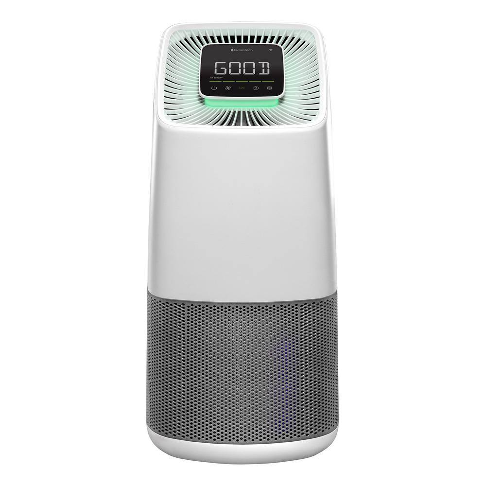 GreenTech Environmental 1375 sq. ft. HEPA - True Filter Whole House Air Purifier in White with ODOGard 1X5826