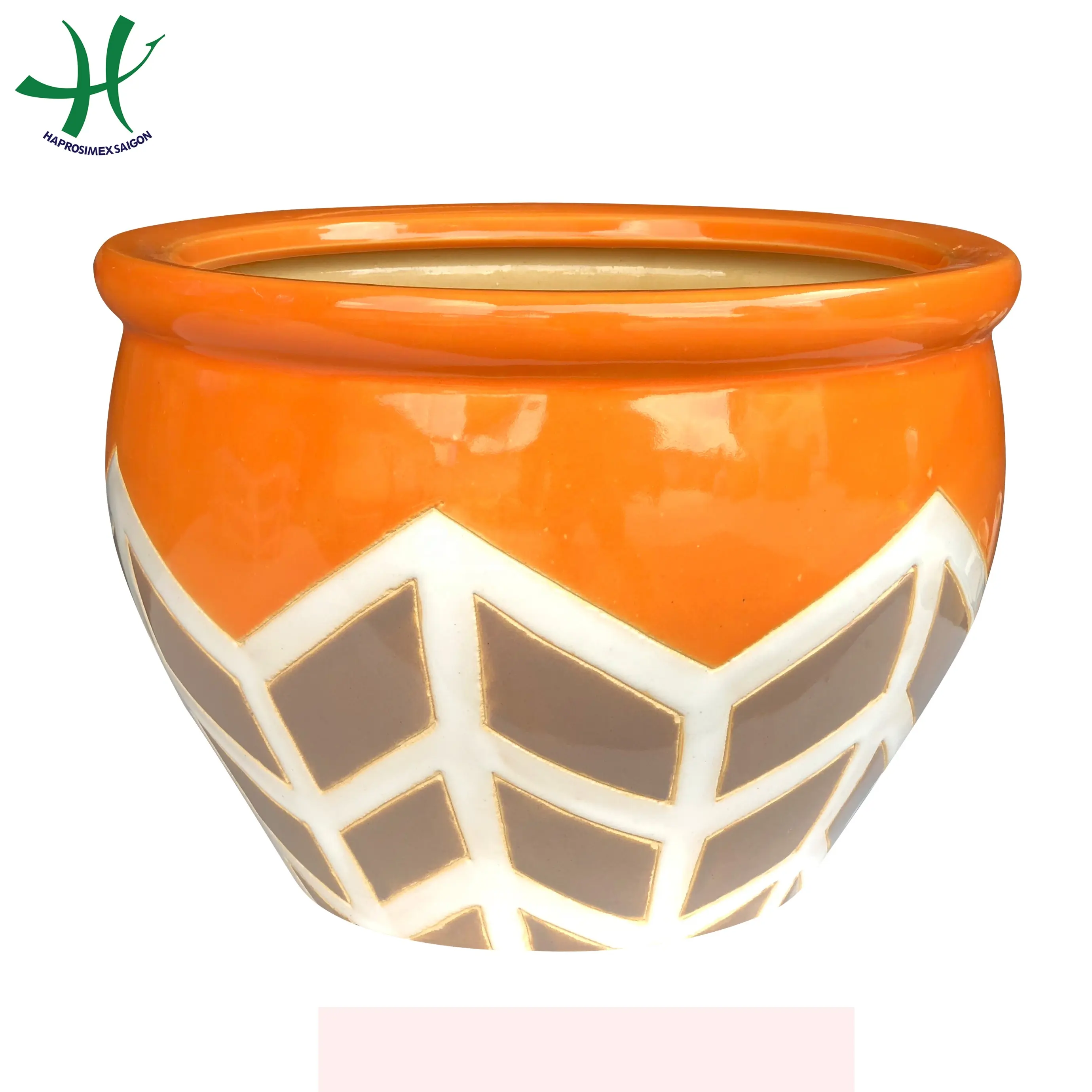 New design 2020 ceramic planter pot for garden and home decor indoor garden flower planter