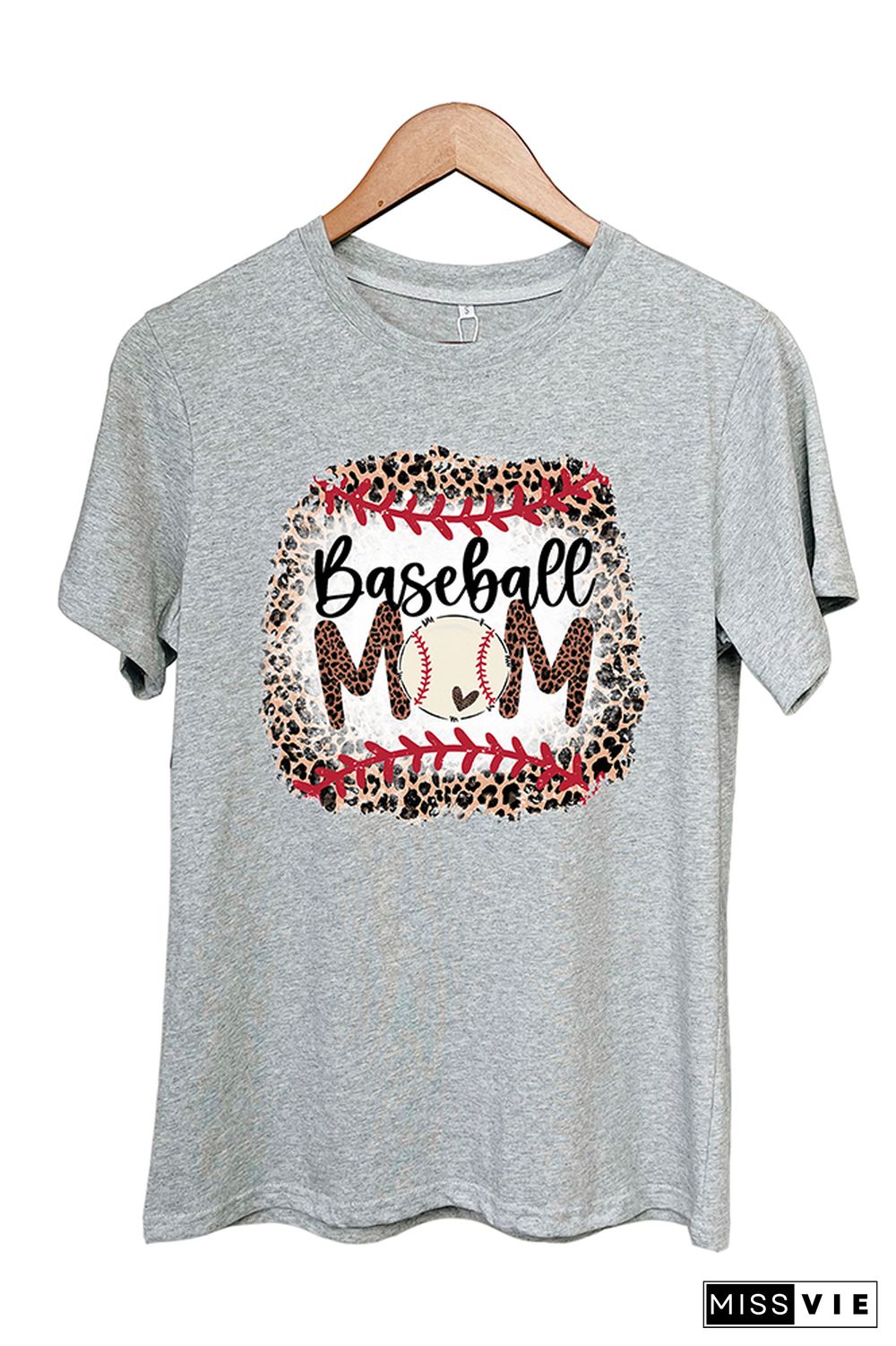 Baseball Mom Short Sleeve Graphic Tee Wholesale