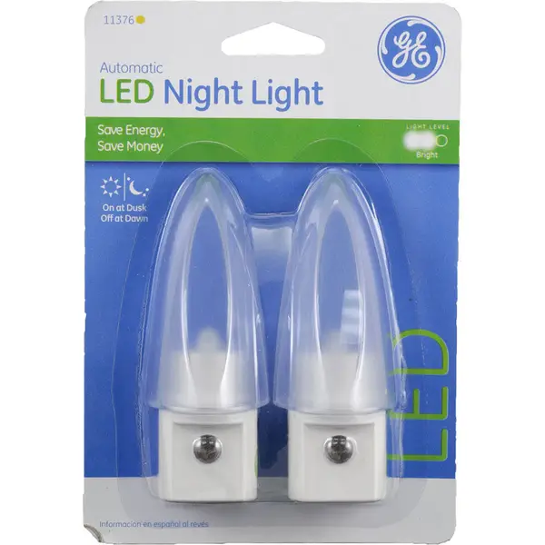 GE 2-Pack Automatic LED Night Lights